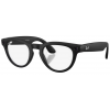 Умные очки Ray-Ban Meta* Headliner Gen 2 Matte Black, Прозрачные линзы для компьютера Clear Blue-Violet (RW4013), размер M